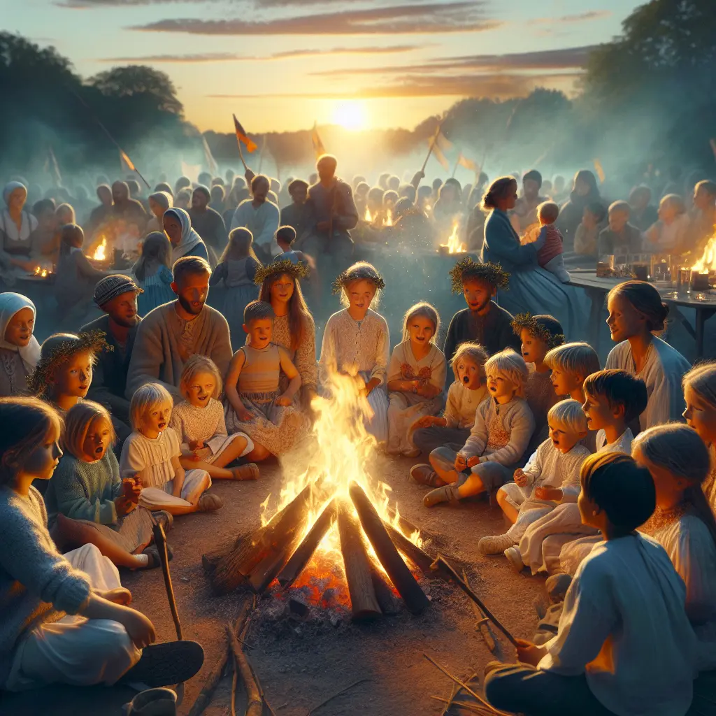 Hvornår tænder man sankthansbål med børn?